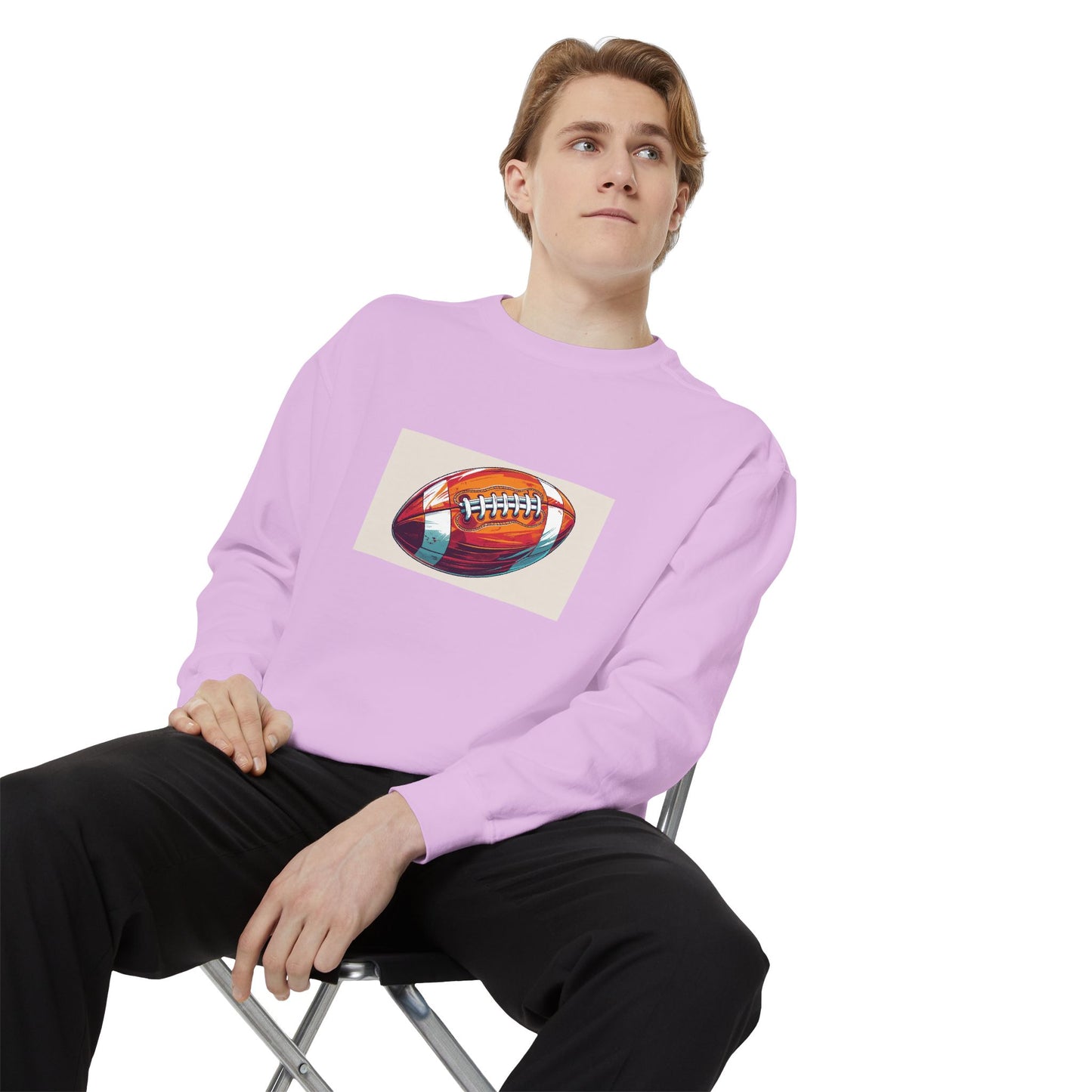 Football Graphic Sweatshirt - Cozy Unisex Apparel for Sports Fans, Gift for Athletes, Game Day Wear, Casual Streetwear, Gift for Him/Her
