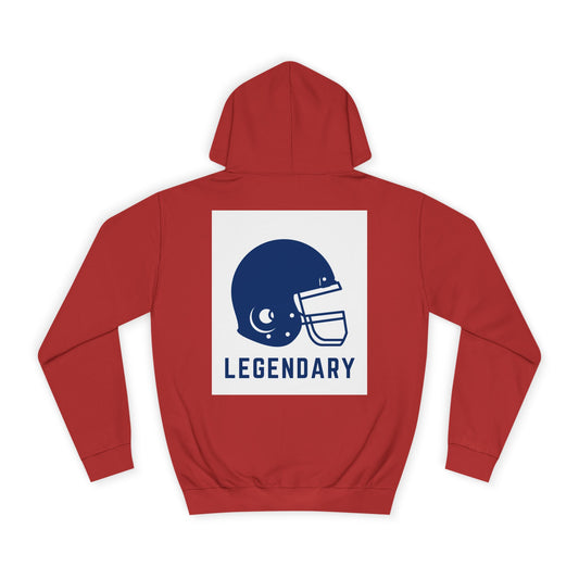 Unisex Legendary College Hoodie, Football Fan Apparel, Unisex Sports Sweatshirt, Cozy College Gear, Gift for Students, Casual Hoodie