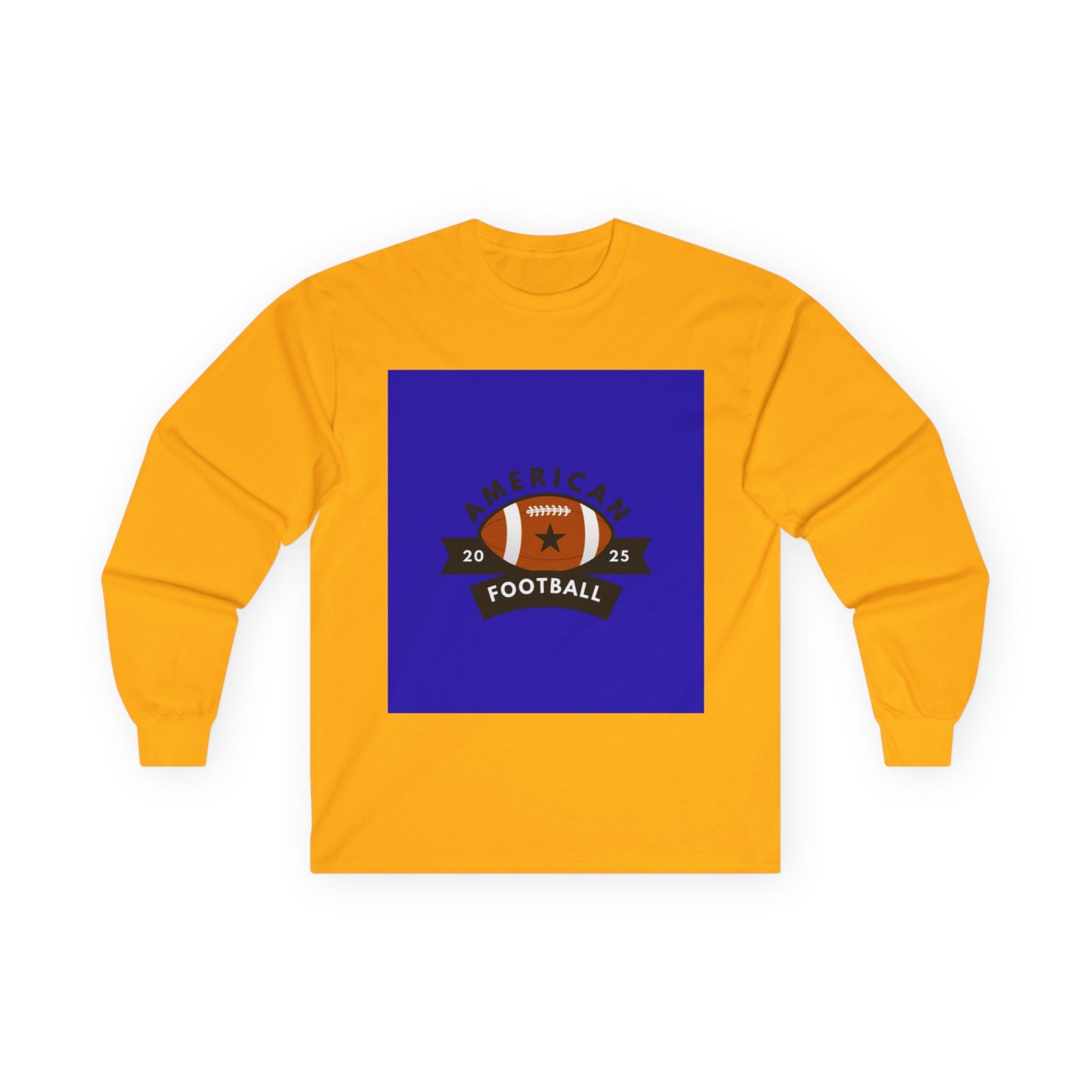 American Football Long Sleeve Tee, Unisex Cotton Shirt, Sports Tee, Game Day Apparel, Football Lover Gift