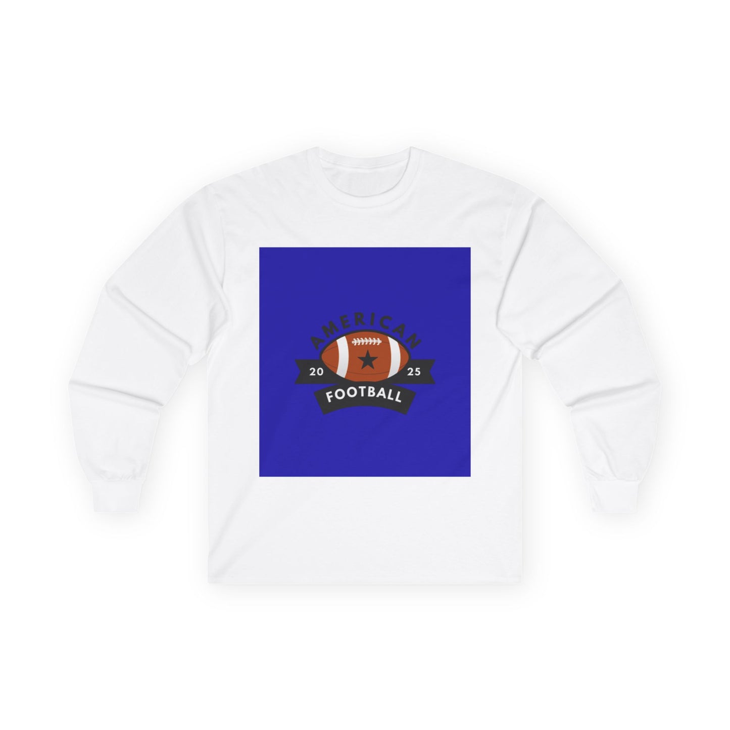 American Football Long Sleeve Tee, Unisex Cotton Shirt, Sports Tee, Game Day Apparel, Football Lover Gift