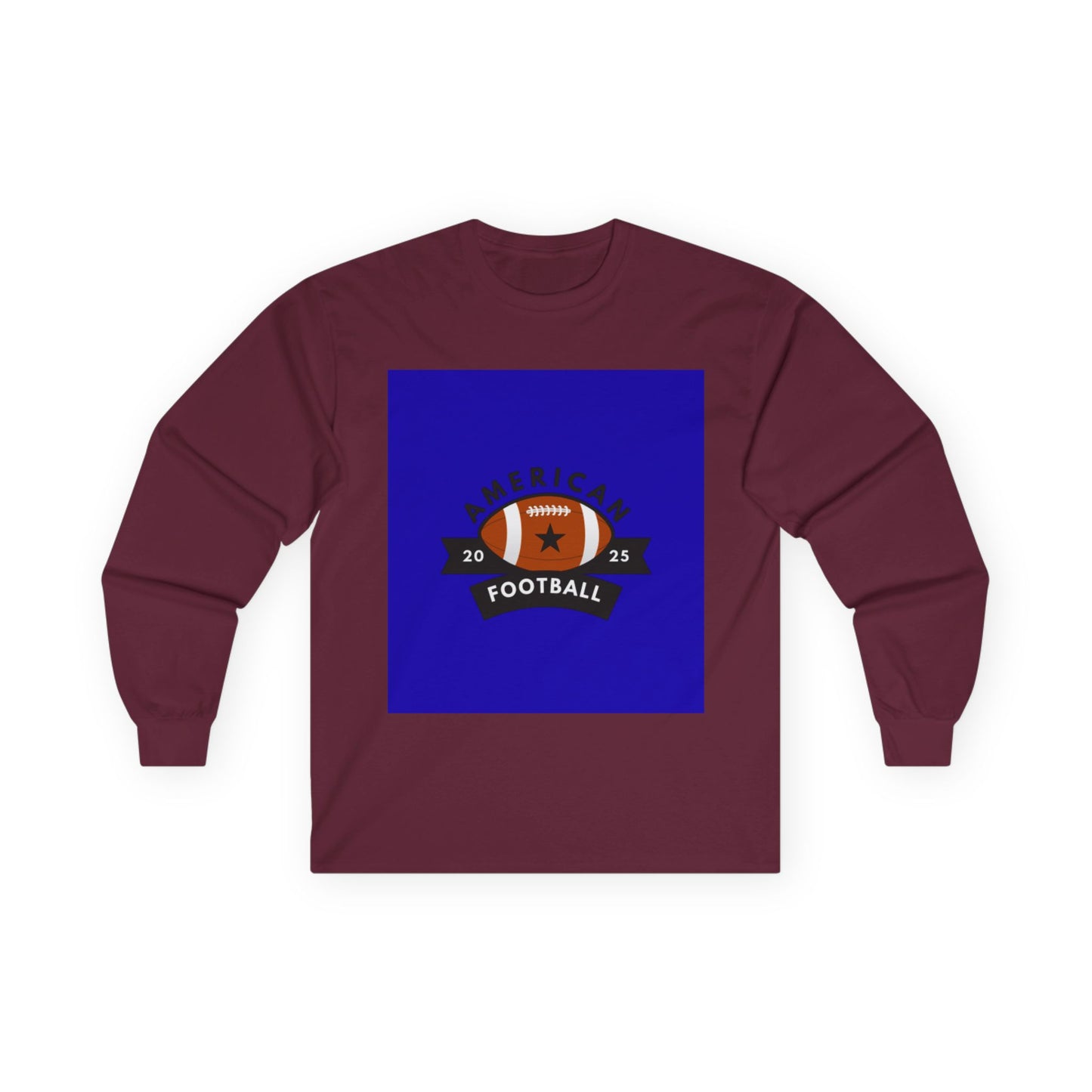 American Football Long Sleeve Tee, Unisex Cotton Shirt, Sports Tee, Game Day Apparel, Football Lover Gift