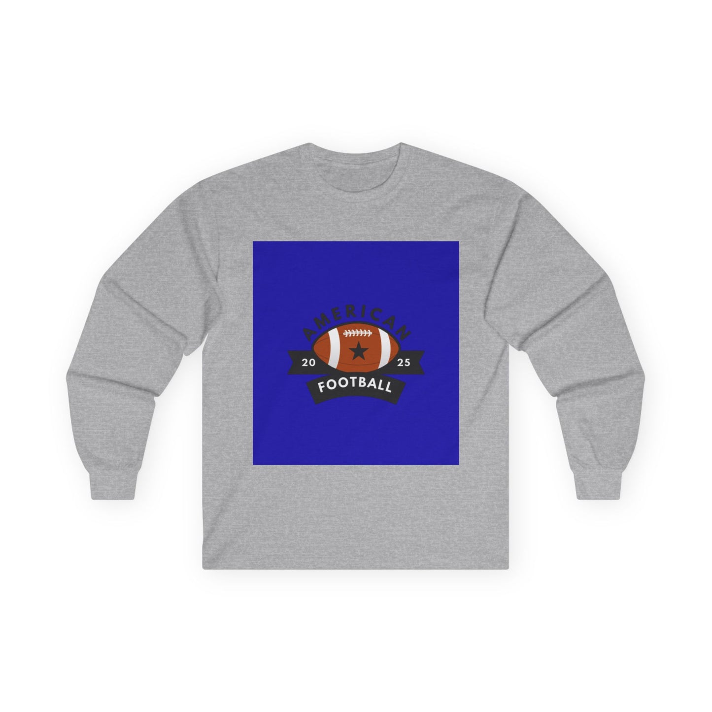 American Football Long Sleeve Tee, Unisex Cotton Shirt, Sports Tee, Game Day Apparel, Football Lover Gift