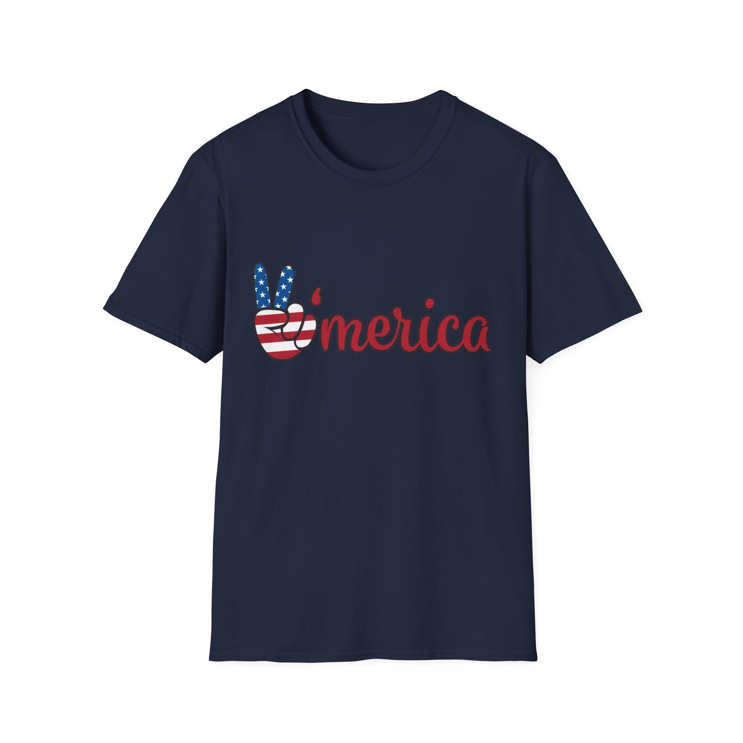 Unisex Graphic T-Shirt with America and Sports Theme, Casual Wear, Unisex Apparel, USA Pride, Game Day Shirt, Holiday Gift