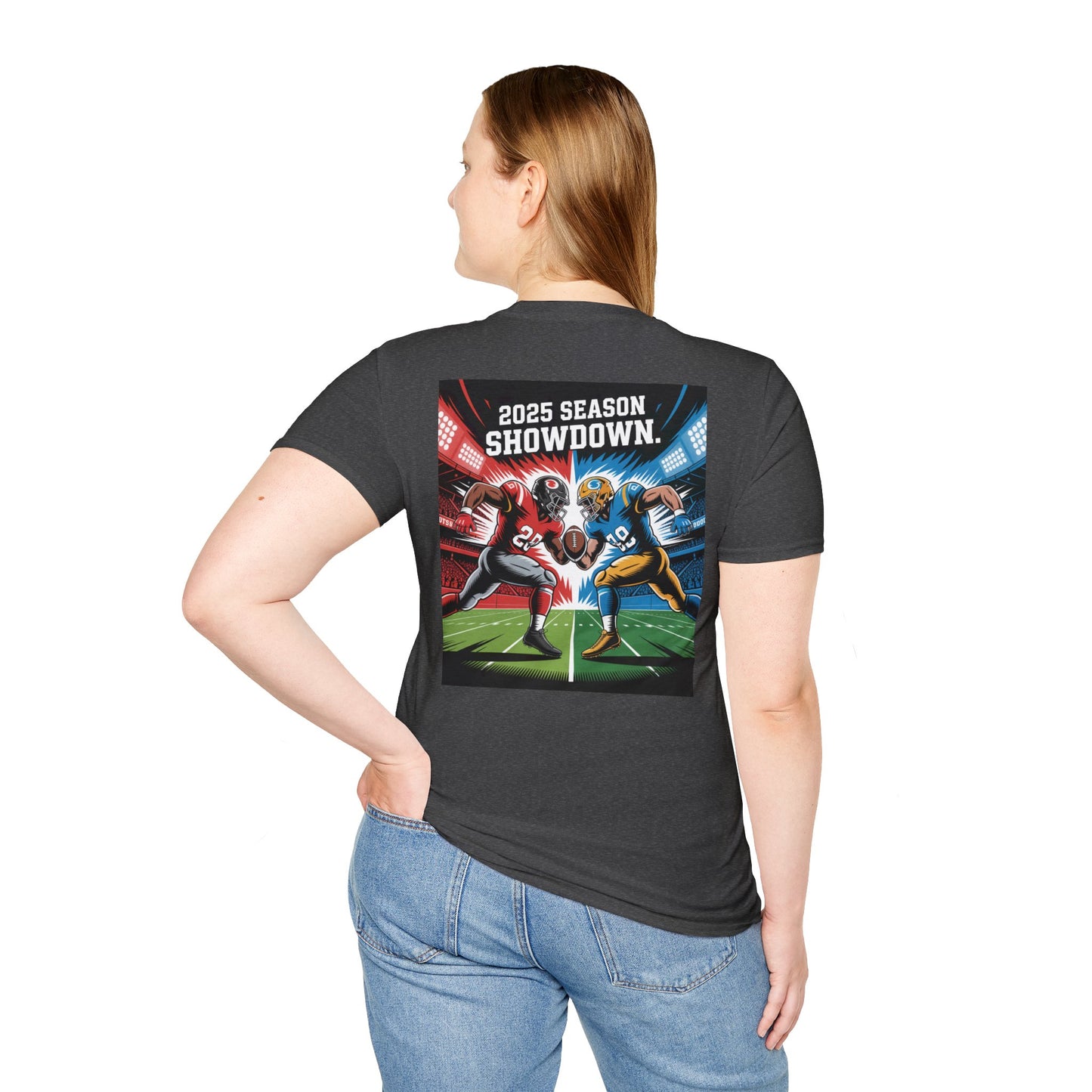 Unisex Graphic T-Shirt with America and Sports Theme, Casual Wear, Unisex Apparel, USA Pride, Game Day Shirt, Holiday Gift