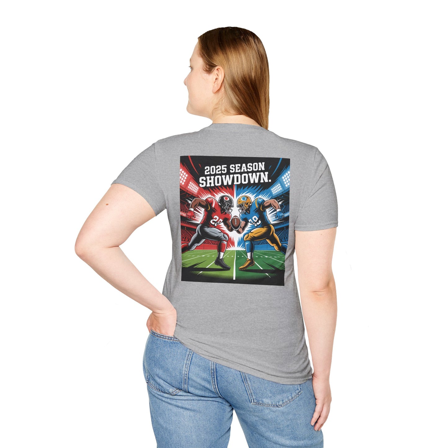 Unisex Graphic T-Shirt with America and Sports Theme, Casual Wear, Unisex Apparel, USA Pride, Game Day Shirt, Holiday Gift