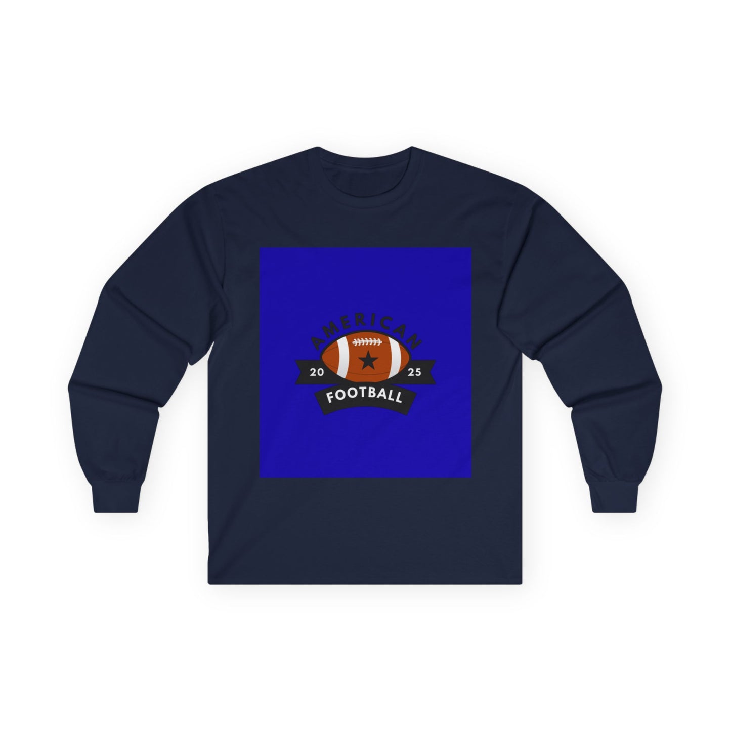 American Football Long Sleeve Tee, Unisex Cotton Shirt, Sports Tee, Game Day Apparel, Football Lover Gift