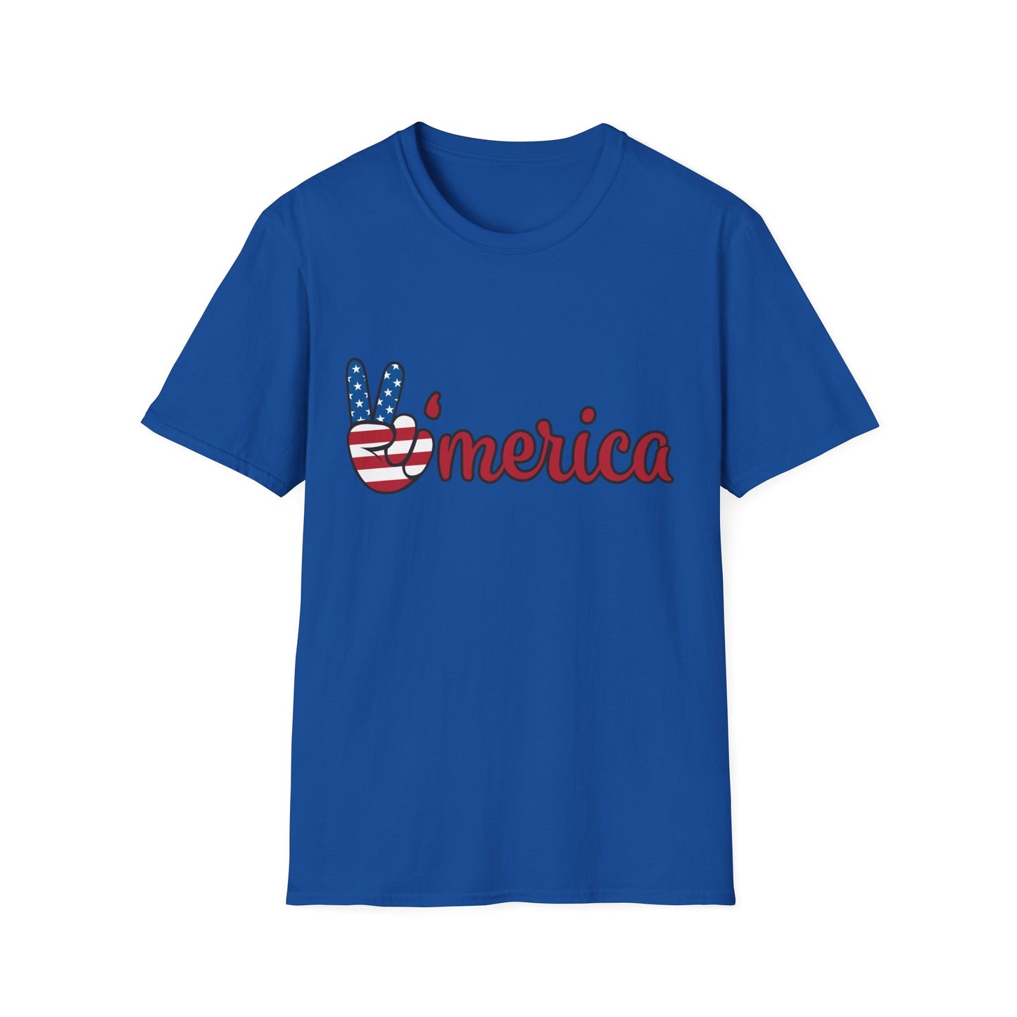 Unisex Graphic T-Shirt with America and Sports Theme, Casual Wear, Unisex Apparel, USA Pride, Game Day Shirt, Holiday Gift