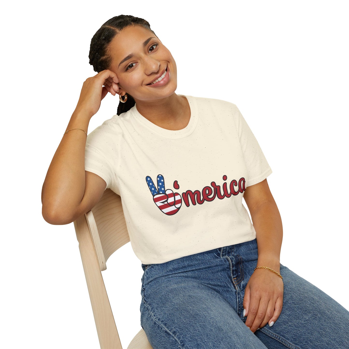 Unisex Graphic T-Shirt with America and Sports Theme, Casual Wear, Unisex Apparel, USA Pride, Game Day Shirt, Holiday Gift