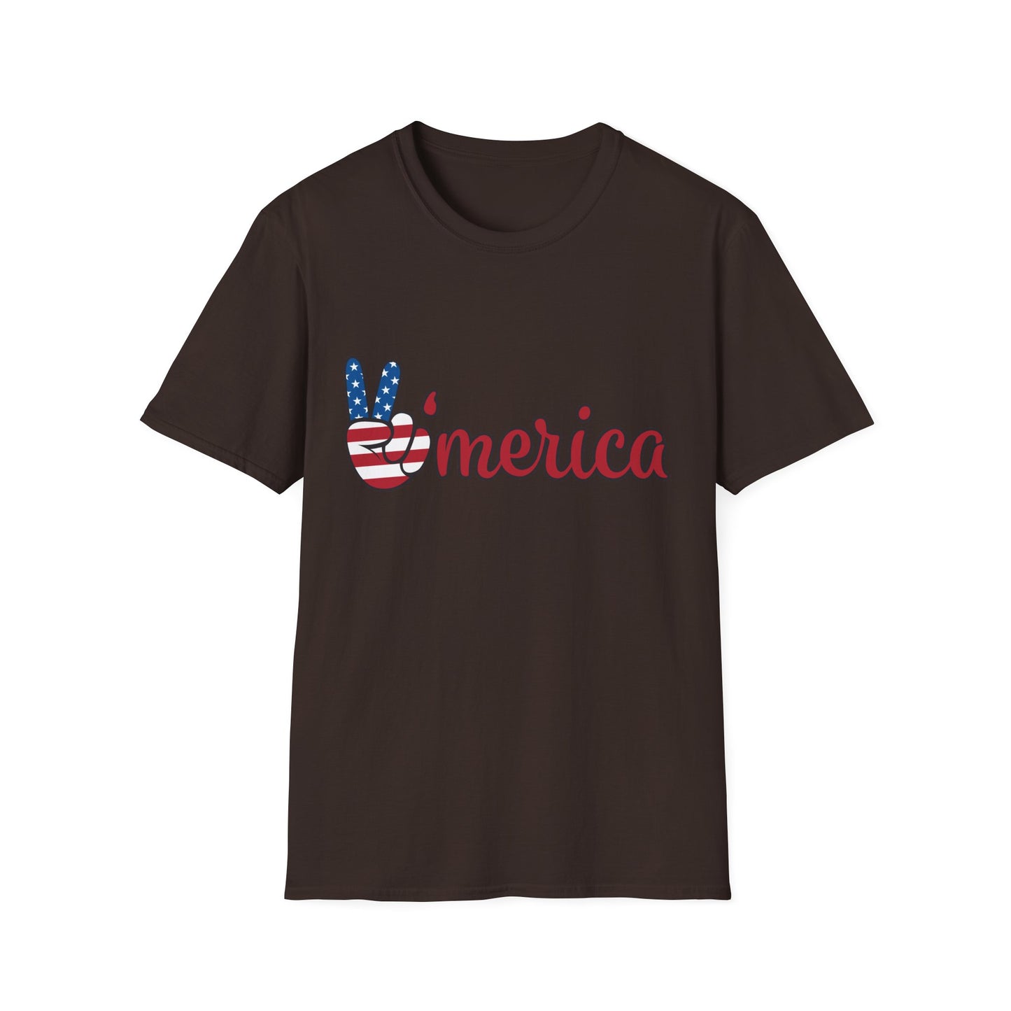 Unisex Graphic T-Shirt with America and Sports Theme, Casual Wear, Unisex Apparel, USA Pride, Game Day Shirt, Holiday Gift