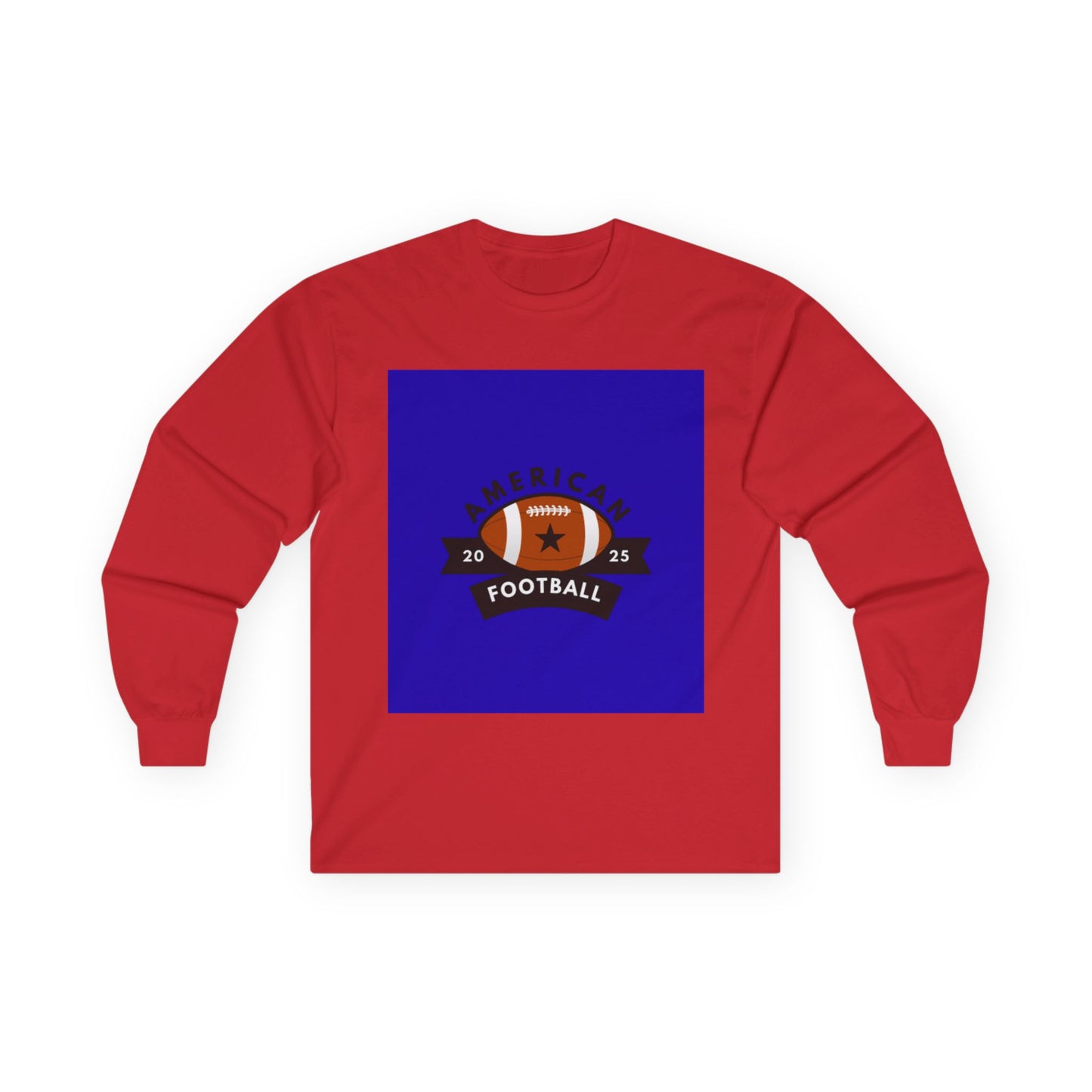 American Football Long Sleeve Tee, Unisex Cotton Shirt, Sports Tee, Game Day Apparel, Football Lover Gift