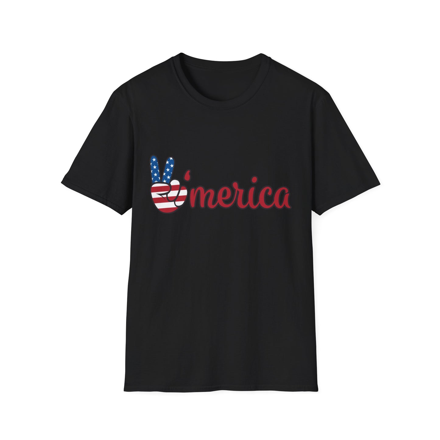 Unisex Graphic T-Shirt with America and Sports Theme, Casual Wear, Unisex Apparel, USA Pride, Game Day Shirt, Holiday Gift