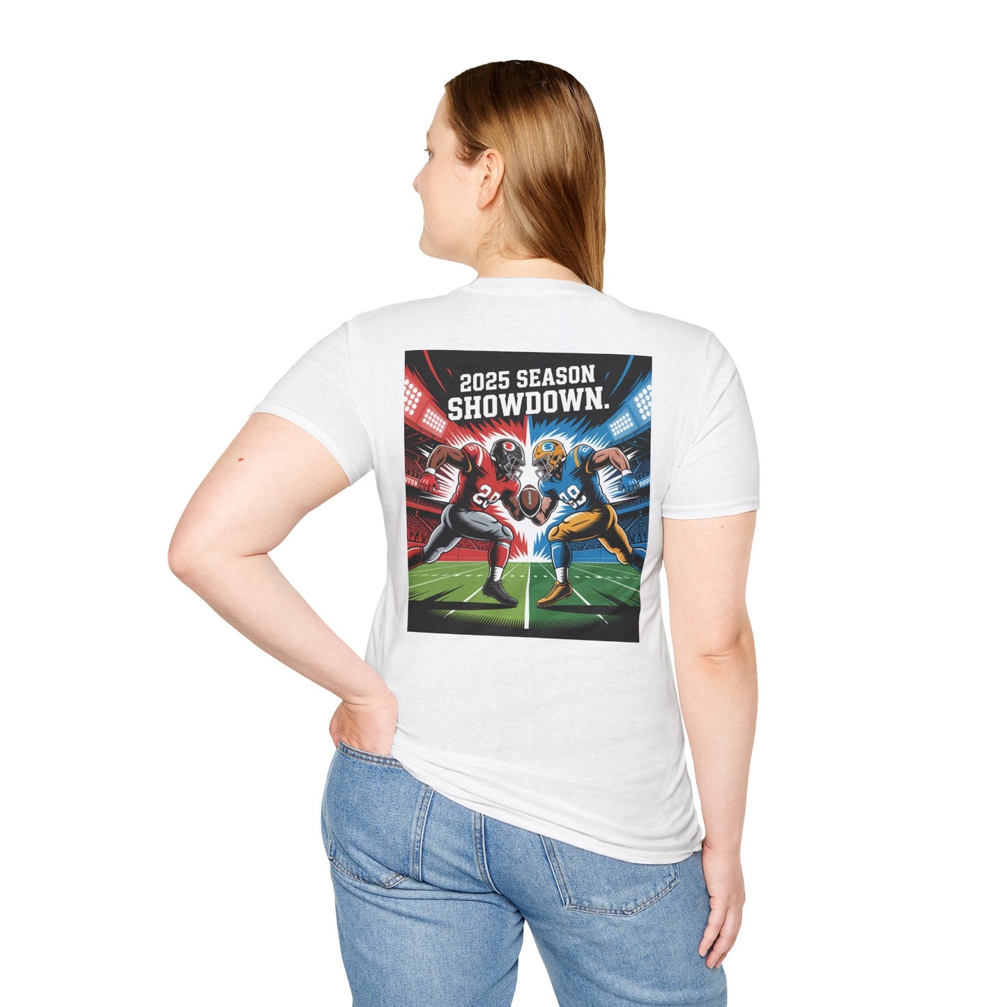 Unisex Graphic T-Shirt with America and Sports Theme, Casual Wear, Unisex Apparel, USA Pride, Game Day Shirt, Holiday Gift