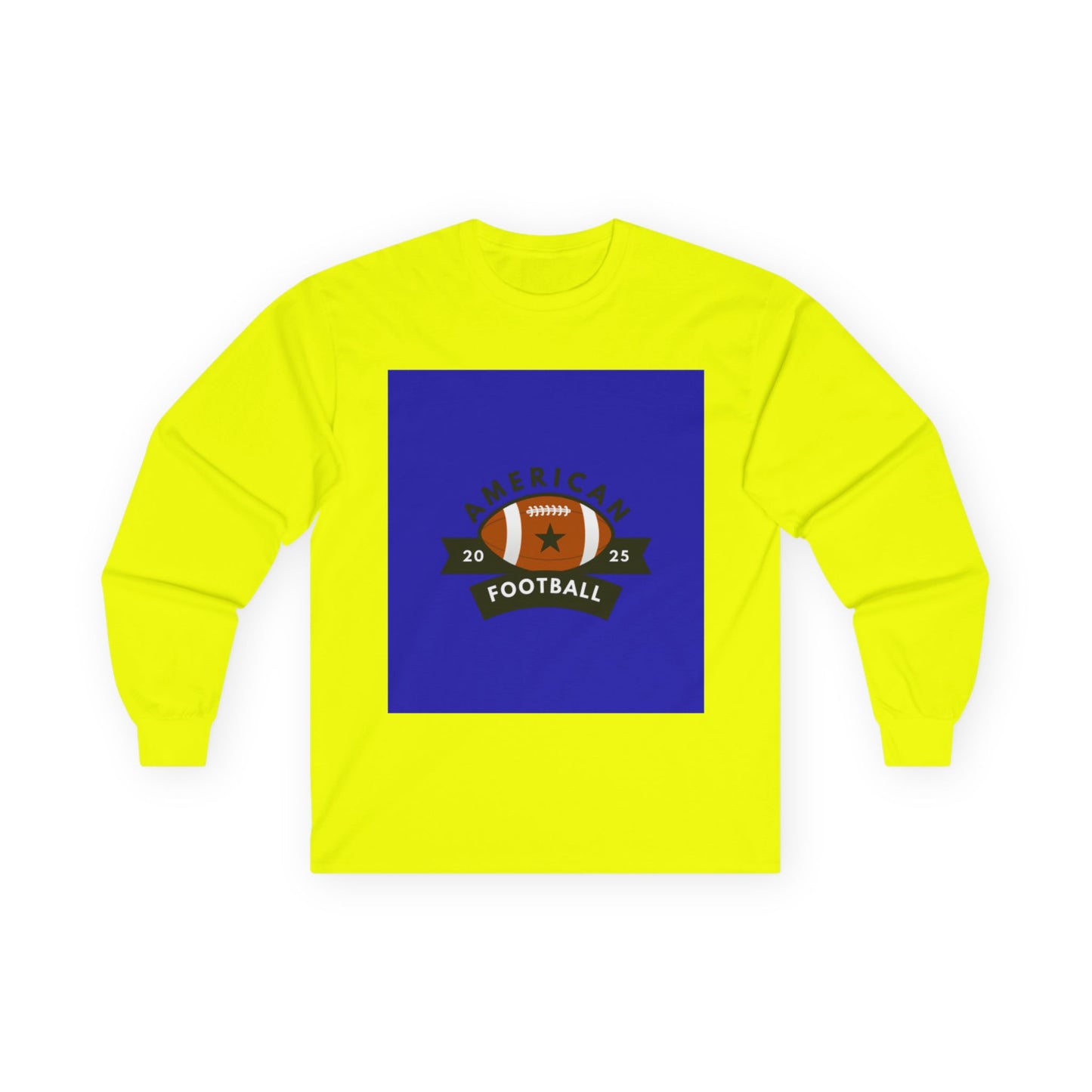 American Football Long Sleeve Tee, Unisex Cotton Shirt, Sports Tee, Game Day Apparel, Football Lover Gift