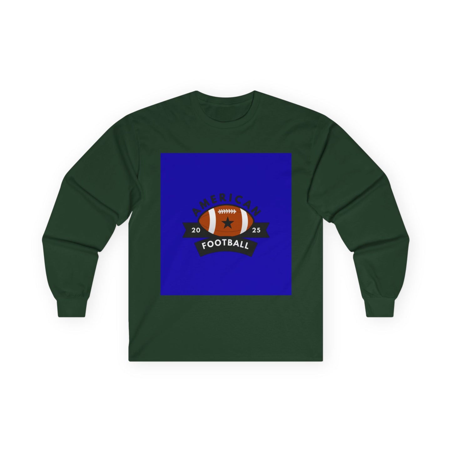 American Football Long Sleeve Tee, Unisex Cotton Shirt, Sports Tee, Game Day Apparel, Football Lover Gift