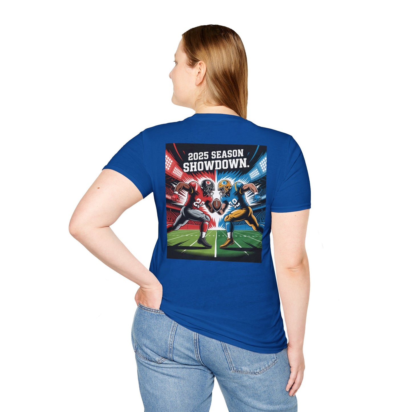 Unisex Graphic T-Shirt with America and Sports Theme, Casual Wear, Unisex Apparel, USA Pride, Game Day Shirt, Holiday Gift